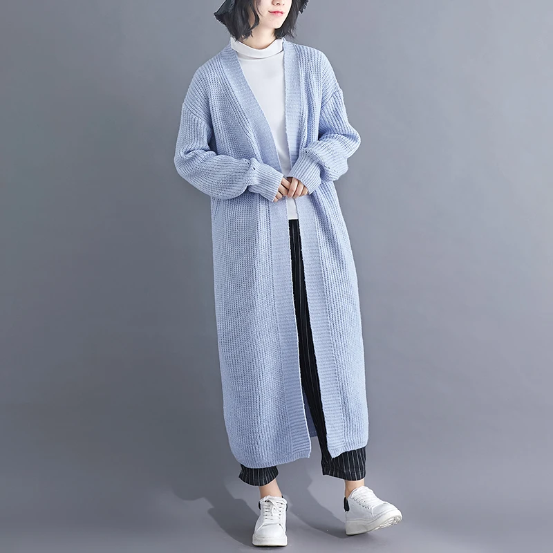 Long knitted cardigans for women 2020 autumn