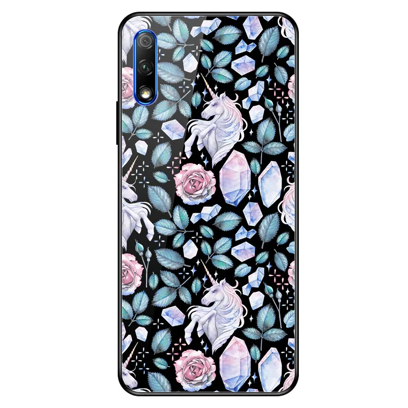 A040 Geruide для huawei honor 9 X Чехол, закаленное стекло honor 9x9 X Чехол cubierta para Для huawei honor 9 X Pro Чехол - Цвет: A040