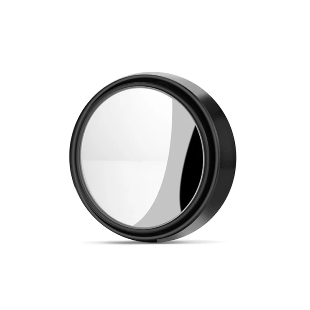 Black1Pcs 360 градусов универсальное зеркало для слепых зон автомобиля Горячая Распродажа бескаркасное ультра-тонкое широкоугольное круглое выпуклое зеркало заднего вида - Цвет: Black1Pcs