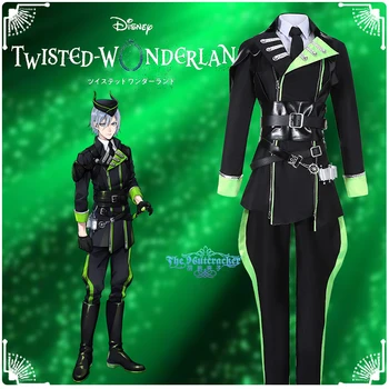 

[STOCK] Game Twisted-Wonderland Diasomnia Silver/Sebek Zigvolt Uniform+Hat+ACC Cosplay Costume Unisex Halloween Free Shipping