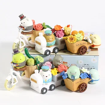 

6pcs/set Festooned Vehicle Sumikko 5CM Pvc Action Figures Toy