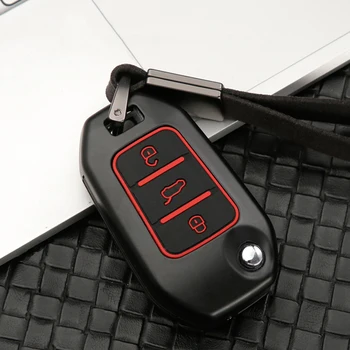 

Zinc Alloy Silica gel Car Key Case Cover For Peugeot 3008 208 308 508 408 2008 307 4008 5008 For Citroen C4 C5 X7 DS3 DS5 DS6