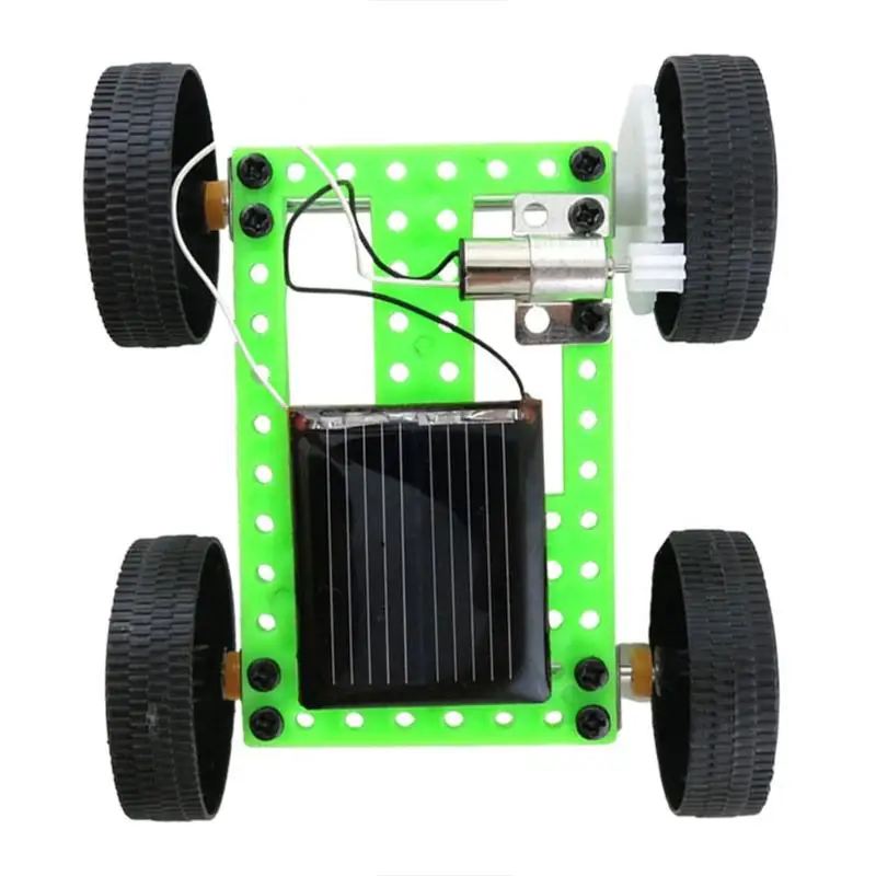 A Четырехколесный автомобиль материалы DIY собрать научно-исследовательские проекты учебное оборудование технология модель комплект автомобиля эксперимент - Цвет: A
