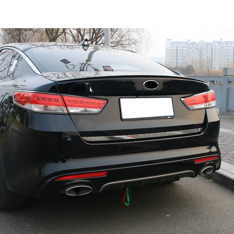 Lsrtw2017 Нержавеющая сталь автомобиль задней полосы Планки для Kia K5 Оптима интерьерные аксессуары для формовки