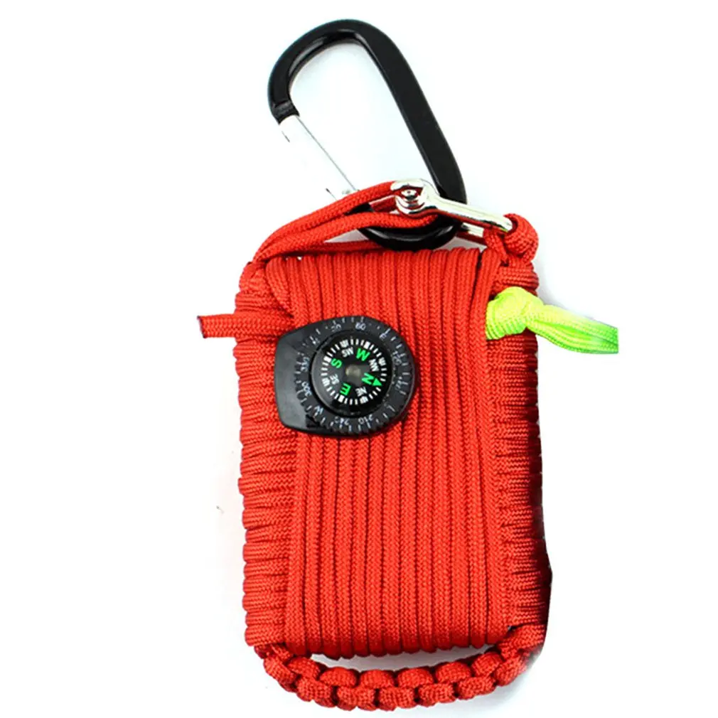 Running Sports Hiking Camping Outdoor Survival Fire Package Plug Kit Umbrella Rope Hand Wire Saw | Спорт и развлечения