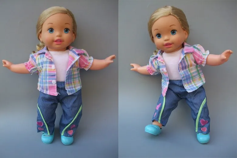 14 дюймов 35 см Reborn Baby Doll комплект одежды платье для кукольного костюма наряд|doll