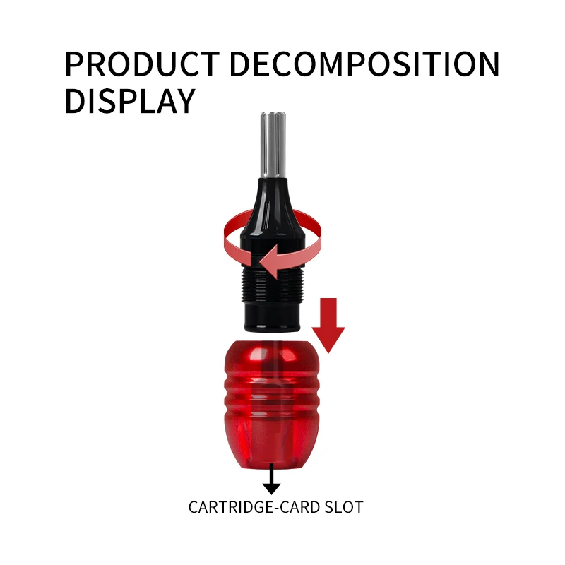 Baratos Cartucho ajustable aguja de tatuaje mangos de aleación de aluminio agarraderas de tatuaje para Cartucho máquina de tatuaje