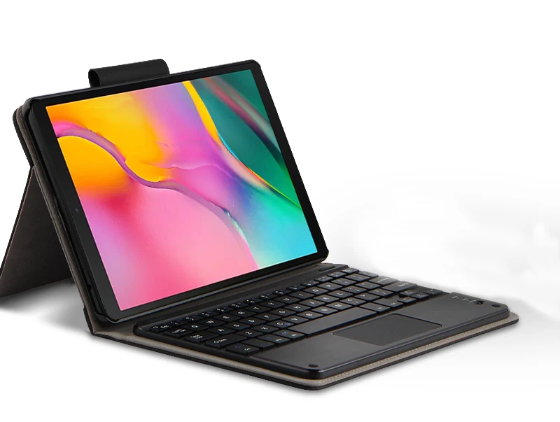 Русский/Иврит/испанский беспроводной Bluetooth клавиатура кожаный чехол для Samsung Galaxy Tab A 10,1 SM-T510 SM-T515 T510 T515