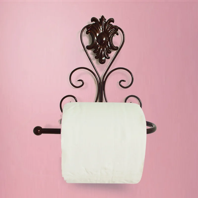 

Retro Wrought Iron Bathroom Tissue Holder Toilet Paper Holder Creative Toilet Tissue Box Toilet Paper Holder Toilet Paper Box