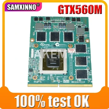 

ERILLES Original GTX560M Video Card with X-Bracket For DELL M17X M18X MSI 16F1 16F2 N12E-GS-A1 DDR5 1.5G Display Graphic Card