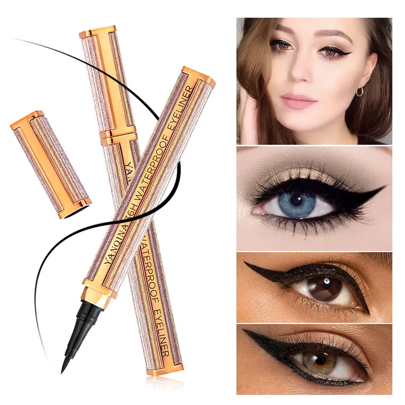 Жидкая подводка для глаз, карандаш, стойкий, звездное небо, подводка для глаз, водостойкая, гладкая, для глаз, косметические инструменты V9-Drop