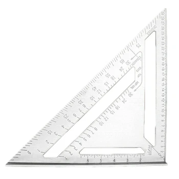

Scriber Miter Measuring Triangle Ruler Marking Saw Guide Template Carpentry Tool