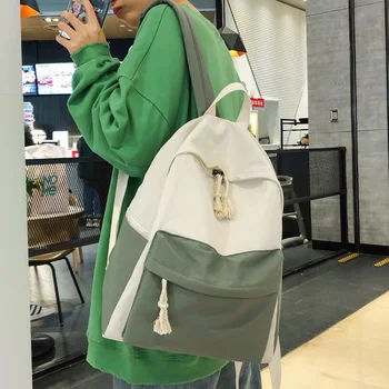 

Student Female Cute Backpack Harajuku Nylon Women Fashion School Bag Girl Book Kawaii Backpacks Ladies Luxury Waterproof Bag New