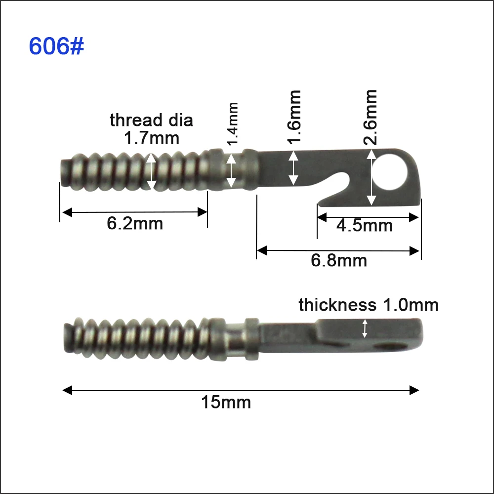 100 Stück Brillen-Federeinsatz, Brillenreparatur, Flex-Bügel, optischer Rahmen, kaputtes Ersatzteil, viele Größenoptionen – Detail 14