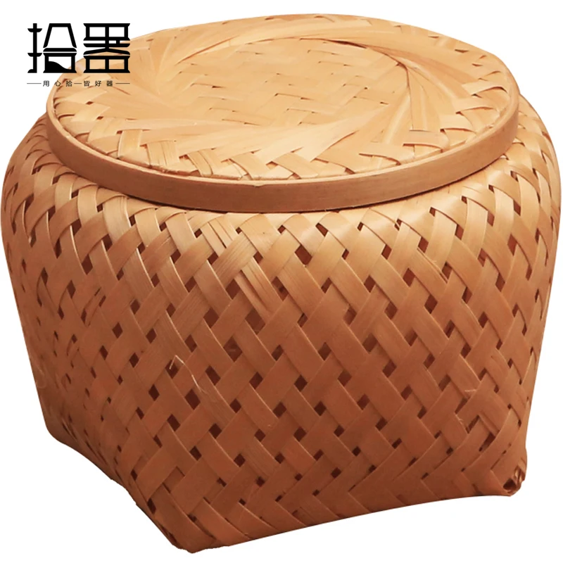 Bamboo Kung Fu Tea Jar Container Bamboo Caddies For Puer Matcha Green Tea Flower Tea Pottery Canister Storage Chests Tea Box