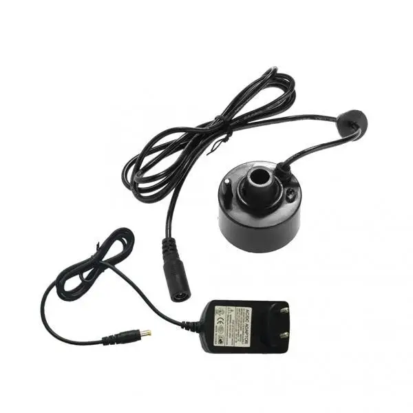 1-Head Black Mist Maker Fog Machine Atomizer Fogger Water Fountain EU Plug