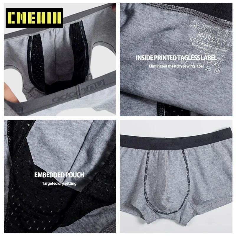 CMENIN нижнее белье мужские боксеры Homme хлопковое Мужское нижнее белье боксеры шорты мужские боксеры сексуальные боксеры шорты качественное нижнее белье AD322