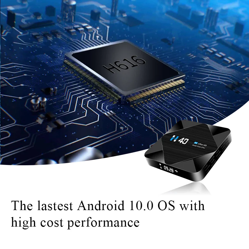 ТВ приставка Android 10 2 4G 5 ГГц Wifi Bluetooth 4 ГБ 32 64 Гб 6K 3D 1080P медиаплеер