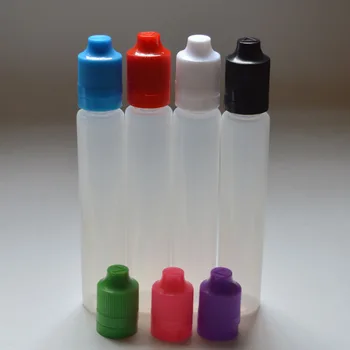 

10pcs 30ml Pen Style Plastic Dropper Bottles With Tamper Evident Childproof Cap E-liquid Needle Vial