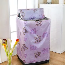 Защитный декоративный чехол для стиральной машины с фронтальной загрузкой для ванной комнаты, пыленепроницаемый милый легко моющийся Водонепроницаемый чехол с цветочным принтом