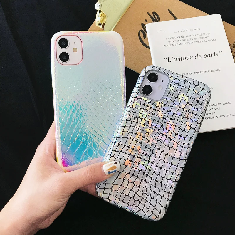 Чехол для iphone XS MAX 6s plus 7 X XR 11 12 13 Pro Max SE 2020 из крокодиловой кожи искусственная кожа