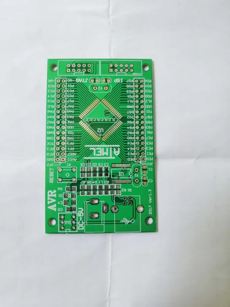 Бесплатная доставка 5x ATMEL ATMega128 AVR макетная плата DIY PCB голая доска|board diy|board boardboard pcb