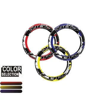 

MTKRACING 4x heavy machine wheel rim tire color tire sticker striped round reflective sticker suitable for Honda CBR