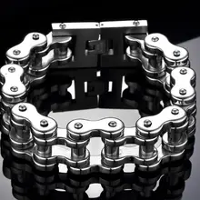 Рождественские подарки, современные ювелирные изделия 316L из нержавеющей стали, мужские ювелирные изделия 158 г, огромный тяжелый кубинский браслет на цепочке, 18 мм