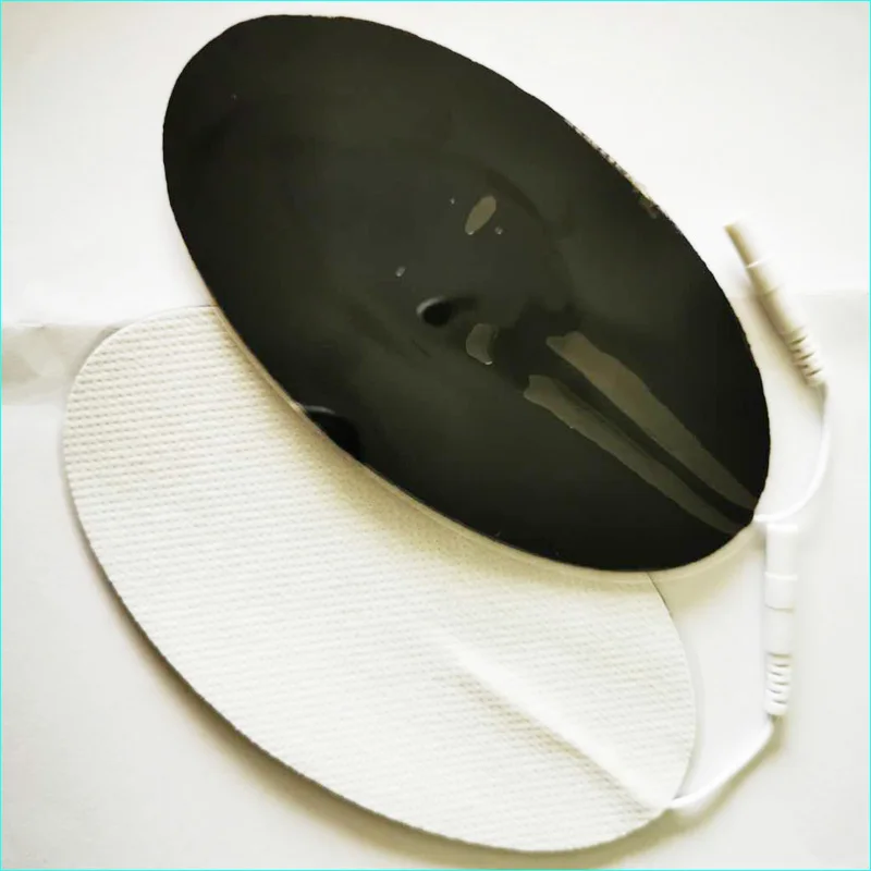 6.8*12.5cm Large Oval 1pair Electrode Pad for Digital TENS Meridian Therapy Patches Machine Ems Nerve Muscle Stimulator Tens Pad