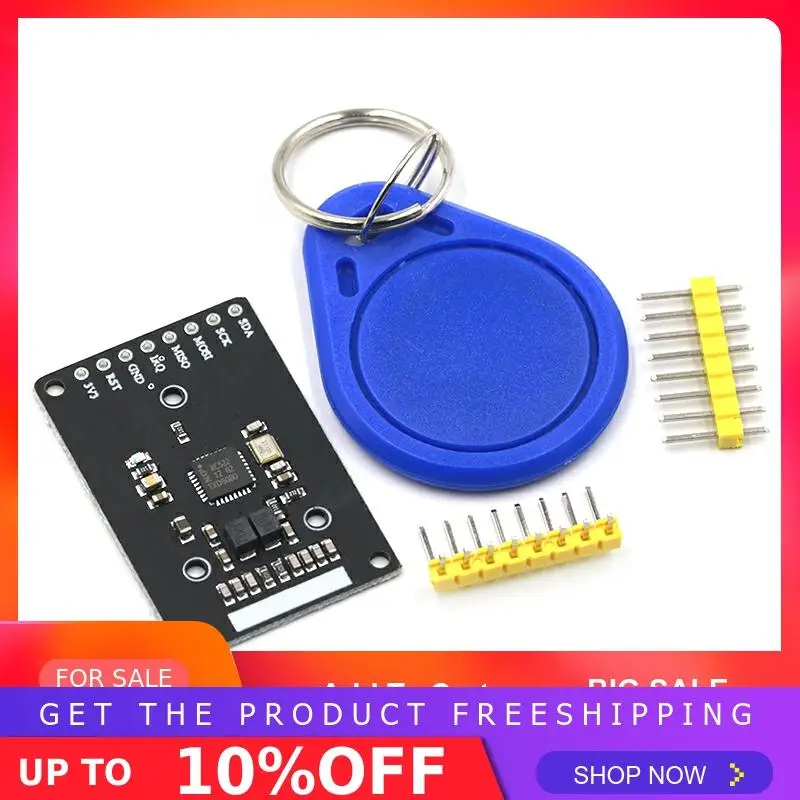 MINI RFID module RC522 Kits S50 13.56 Mhz 6cm With Tags SPI Write& Read for arduino uno 2560
