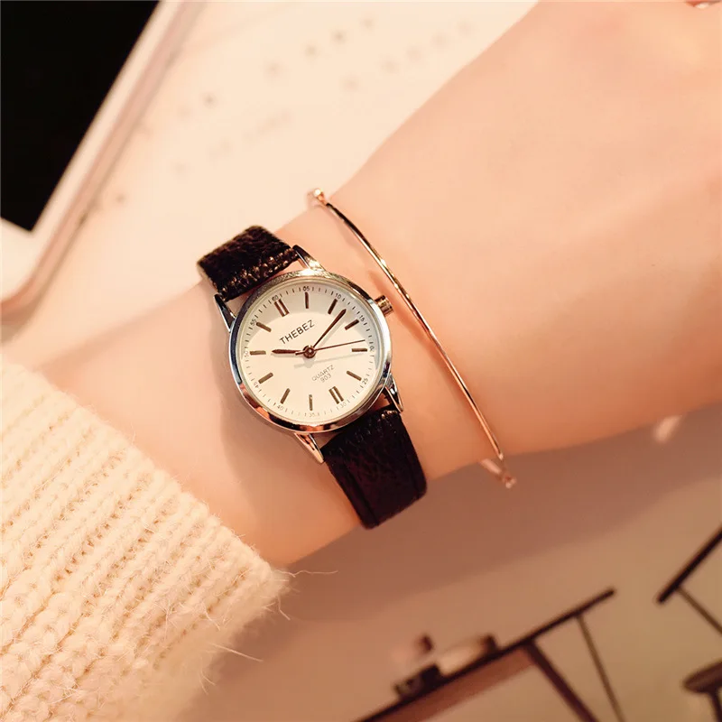 

Thebez thebez Mini Student Korean-style Simple Trend Retro Style Waterproof CHIC Small Watch