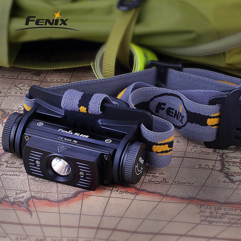 Fenix HL60R 950 люмен USB Перезаряжаемый CREE XM L2 T6 светодиодный налобный фонарь с 2600 мАч 18650
