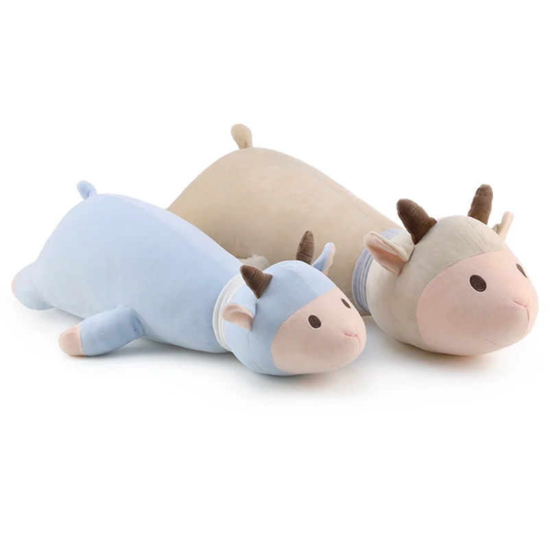 70-85 см мягкая подушка овечка игрушка прекрасный мультфильм sleepping Подушка с овчиной набивным животным, игрушки для сна для детей подарок