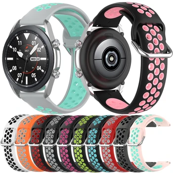

Essidi 20mm 22mm Silicone Band For Samsung Galaxy Watch3 41mm 45mm Bracelet Wrist Band Strap For Samsung Galaxy Watch 3 41 45mm