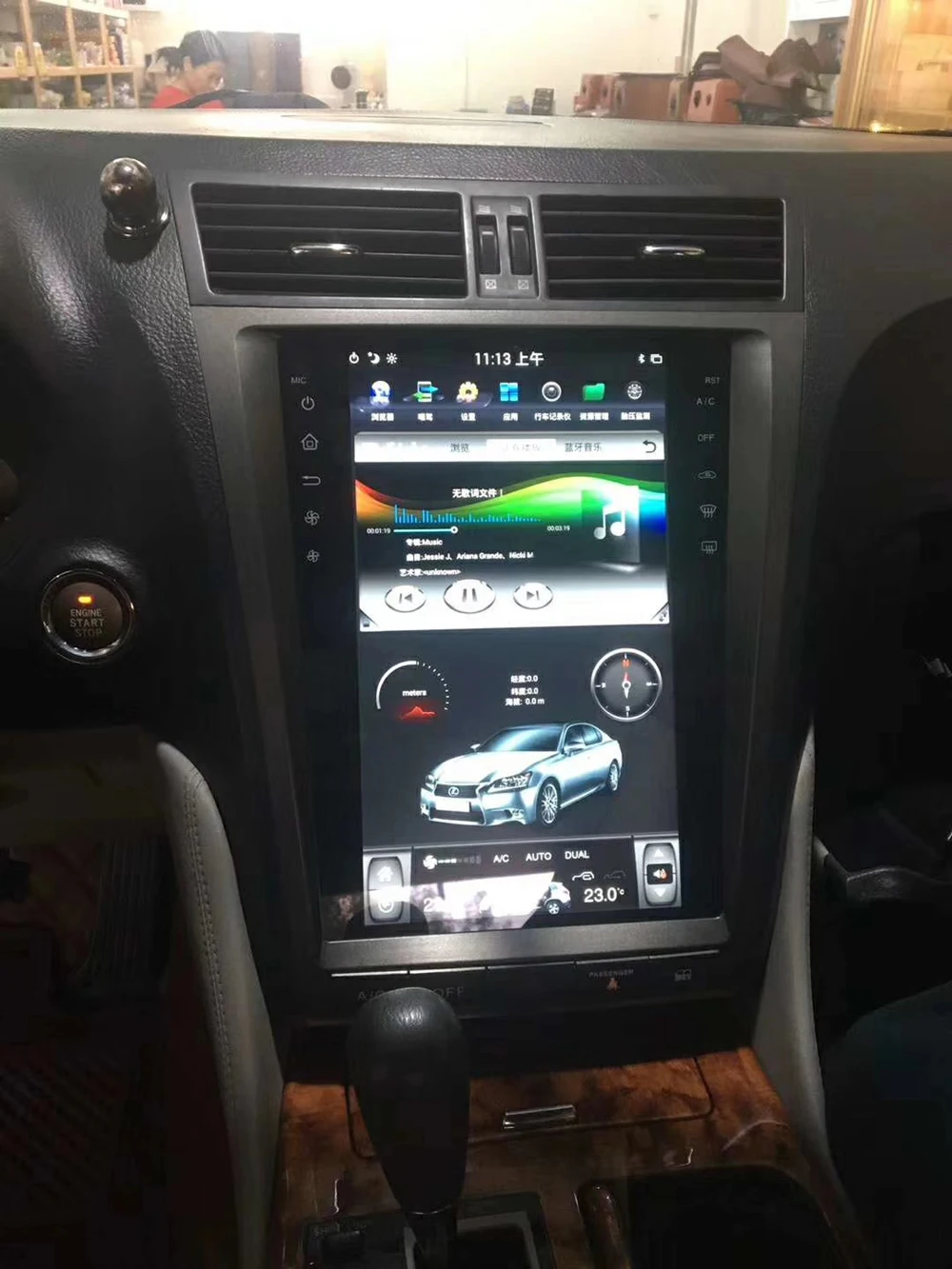 11," вертикальный ips экран Автомобильный Радио плеер для Lexus GS300 F Спорт gps GS420 GS460 tesla головное устройство Android 8,1 Автомобильный мультимедийный