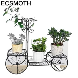Per Fiori – Support Pour plantes en métal, étagère décorative en fer Pour Balcon et Terrasse Saksisi 