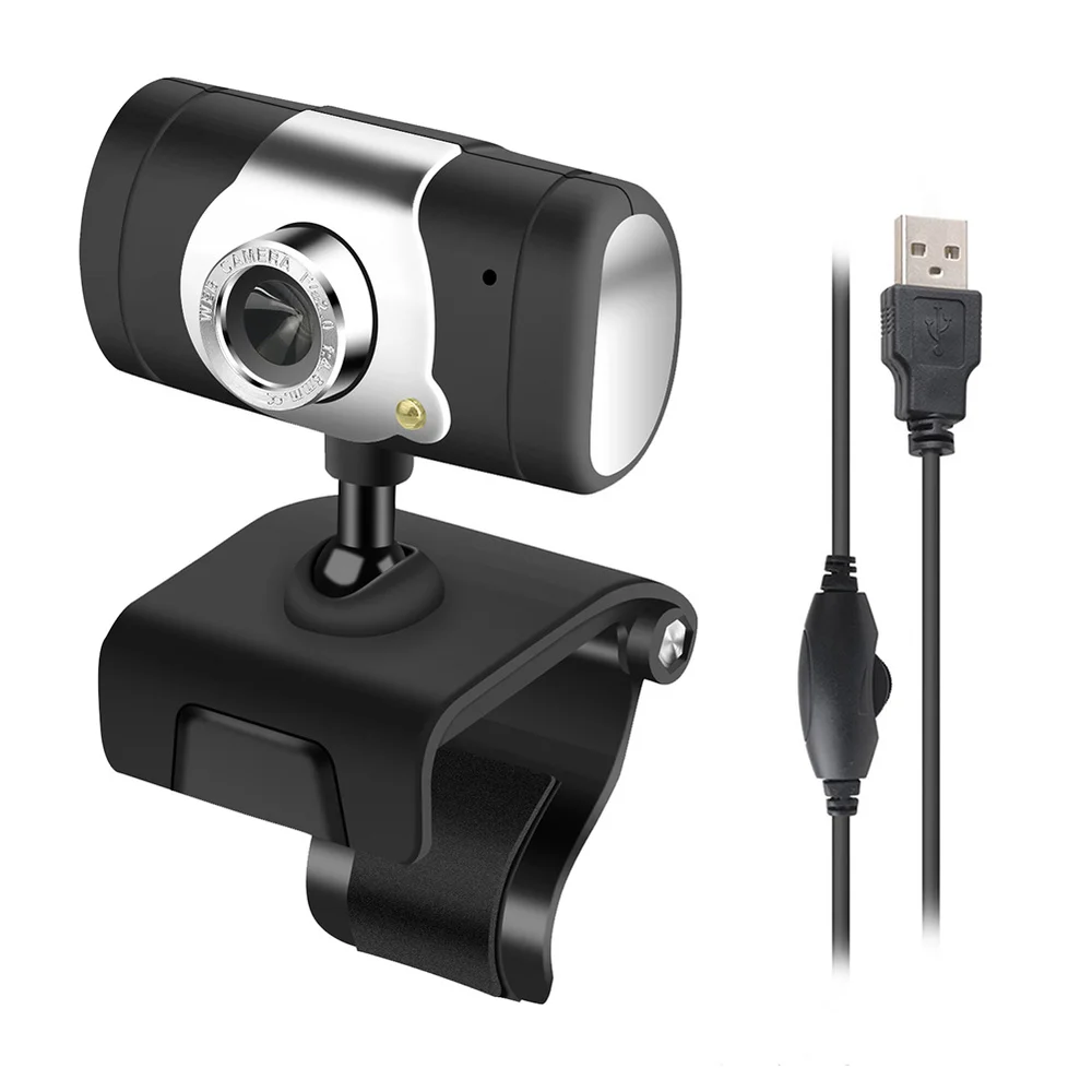 

New Web Cam Webcam HD 300 Megapixel PC Camera with Absorption Microphone MIC for Skype for Android TV Rotatable Computer Camera