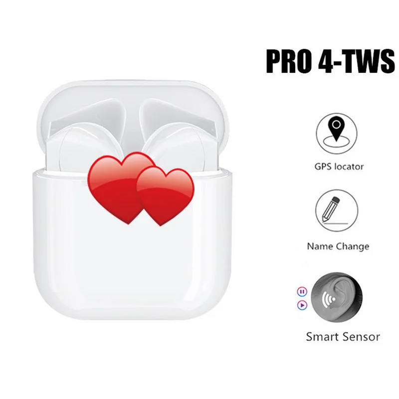 2020 TWS Wireless Earbuds PRO 3 4 Bluetooth 5 0 Ear Buds Samart Sensor Control Earphone 1 1 Imitate for IOS Android Earphones