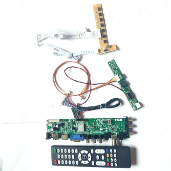 

Fit LM215WF3-SLA1 LM215WF3-SLC1 3663 TV digital AV HDMI VGA USB DVB 1920*1080 30 pin LVDS upgrade screen LCD drive board DIY Kit