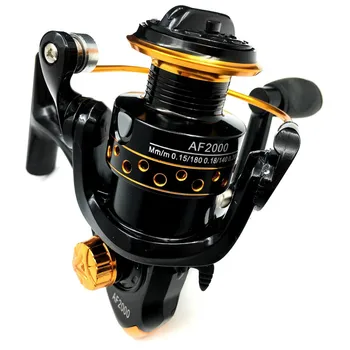 

Fishing Wheel Fish Lure Reel Round Pole Rods Fishing Tackle AF2000 Spinning Wheel Ocean Beach Fishing Reservoir Pond