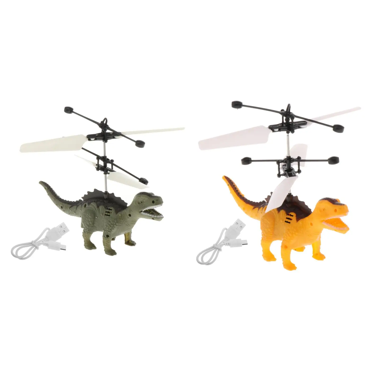 

2x Flying Dinosaur Toys Smart Helicopter Hand Infrared Induction