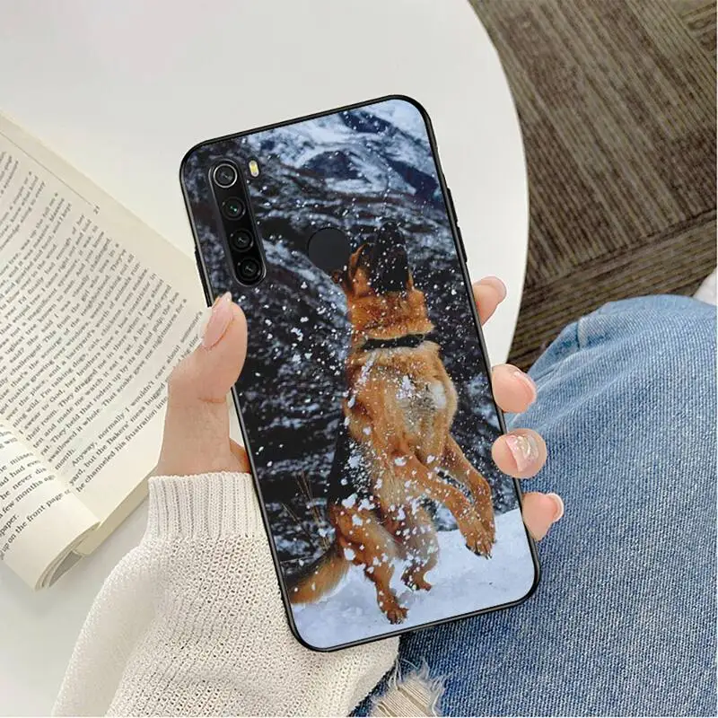 xiaomi leather case cosmos blue YNDFCNB German Shepherd Dog Phone Case For Redmi note 8Pro 8T 6Pro 6A 9 Redmi 8 7 7A note 5 5A note 7 case phone cases for xiaomi Cases For Xiaomi