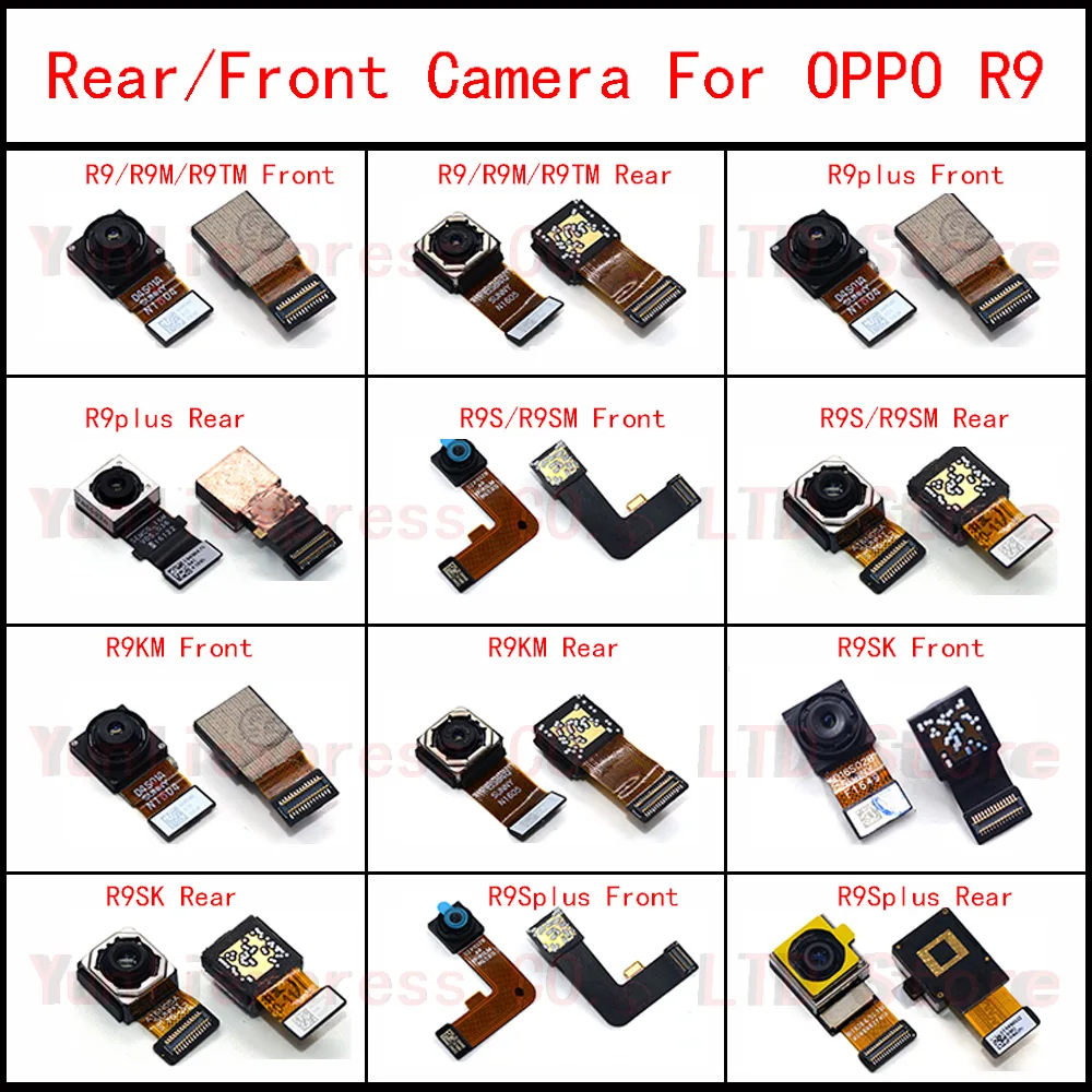 Задняя передняя основная камера Модуль гибкий кабель для OPPO R9 R9M R9TM R9plus R9S R9SM R9KM R9SK
