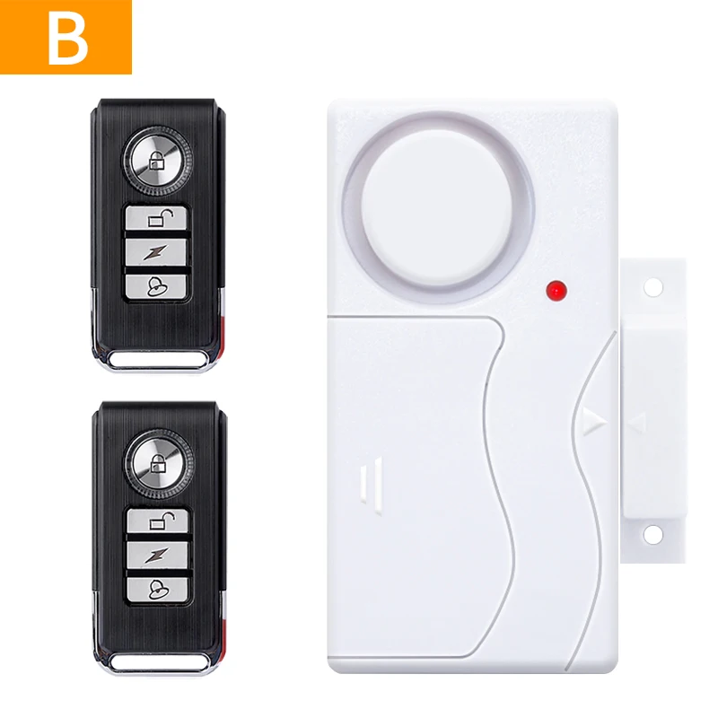 Door Window Entry Security ABS Wireless Remote Control Burglar Alarm Magnetic Sensor Door Sensor System Home Protection Kit wifi panic alarm Alarms & Sensors