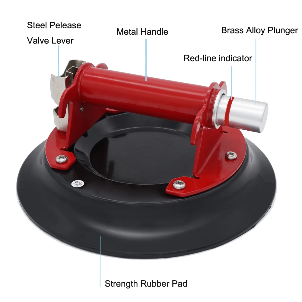 DAMO 10” Vacuum Suction Cup Heavy Duty Glass Lifter for Glass Granite Lifting DAMO 10” Vacuum Suction Cup Heavy Duty Glass Lifter for Glass Granite Lifting