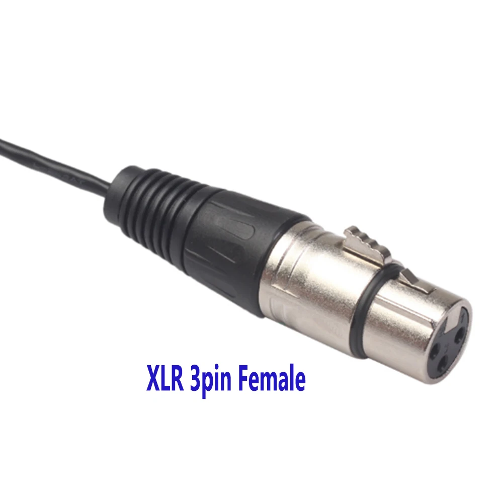 Mini Xlr 3pin Macho para Xlr 3pin Cabo Fêmea para Blackmagic Pocket Cinema 4k Câmera Audio Line Cable 0.3m 0.5m 1m - Imagem 5