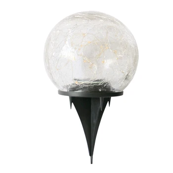 

20LEDs Solar Landscape Lights LED Garden Light Waterproof Solar Powered Outdoor Round Stake Light Pathway Backyard Security Lamp