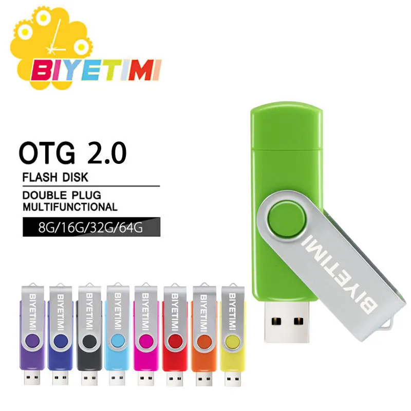 USB флеш-накопитель Biyetimi, флеш-накопитель, флешка, 8 ГБ, 16 ГБ, 32 ГБ, OTG, внешний накопитель, Usb карта памяти, флеш-накопитель для смартфона