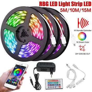 

DC 12V LED Light Strip 5M 10M 15M 5050 RGB LED Tape Lights RGB Rope Lights 16 Milions Colors Flexible Changing LED Strip Lights