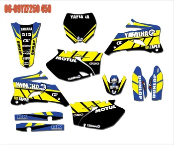 

TEAM GRAPHICS & BACKGROUNDS DECALS STICKERS Kits FIT for Yamaha YZ250F YZ450F 2006 2007 2008 2009 YZF250 450 YZ 250F 450F